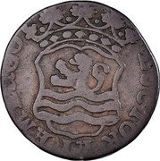 Netherlands Duit Zeelandia Crowned Arms 1764 KM# 81 LUCTOR ET EMERGO coin obverse Netherlands Duit Zeelandia Crowned Arms 1764 KM# 81 LUCTOR ET EMERGO coin obverse