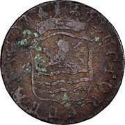 Netherlands Duit Zeeland Province Crowned Arms 1797/6 KM# 105 LUCTOR ET EMERGO coin obverse Netherlands Duit Zeeland Province Crowned Arms 1797/6 KM# 105 LUCTOR ET EMERGO coin obverse