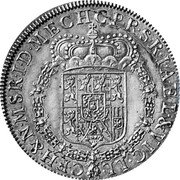 Netherlands ECU Maximilian Emmanuel Bavarian 1712 KM# 23 P R S R I A EL & VIC LL C F H & N MSR I D MECHC coin reverse Netherlands ECU Maximilian Emmanuel Bavarian 1712 KM# 23 P R S R I A EL & VIC LL C F H & N MSR I D MECHC coin reverse