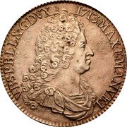 Netherlands ECU Maximilian Emmanuel Arms 1713 KM# 32 MAX EMANVEL V B S P B L L & G DVX 1713 coin obverse Netherlands ECU Maximilian Emmanuel Arms 1713 KM# 32 MAX EMANVEL V B S P B L L & G DVX 1713 coin obverse