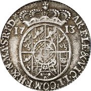 Netherlands Escalin Spanish Netherlands Lion Shield 1713 KM# 29 AR ELE & VIC L L COM F H & N MA S R I D 17 13 coin reverse Netherlands Escalin Spanish Netherlands Lion Shield 1713 KM# 29 AR ELE & VIC L L COM F H & N MA S R I D 17 13 coin reverse