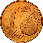Netherlands Euro Cent Beatrix 2001 KM# 234 1 EURO CENT LL coin reverse Netherlands Euro Cent Beatrix 2001 KM# 234 1 EURO CENT LL coin reverse