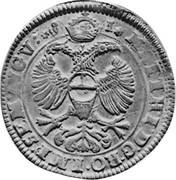 Netherlands Florijn Piedfort 1680 KM# P12 MATTH I D G RO IMP SEM AVGV coin reverse