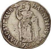 Netherlands Gulden 1706 with mintmark KM# 102.1 Utrecht Province Standard Coinage HANC TVEMVR - HAC NITIMVR coin reverse Netherlands Gulden 1706 with mintmark KM# 102.1 Utrecht Province Standard Coinage HANC TVEMVR - HAC NITIMVR coin reverse
