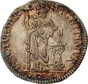 Netherlands Gulden 1735 Crane Crane After TRANSI KM# 63.2 Overijssel Province Standard Coinage I735 HAC NITIMVR - HANC TVEMVR coin reverse Netherlands Gulden 1735 Crane Crane After TRANSI KM# 63.2 Overijssel Province Standard Coinage I735 HAC NITIMVR - HANC TVEMVR coin reverse