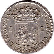Netherlands Gulden 1764 KM# 63.3 Overijssel Province Standard Coinage MO ARG ORD FOE BELGTRANSI 1 G 1764 coin obverse Netherlands Gulden 1764 KM# 63.3 Overijssel Province Standard Coinage MO ARG ORD FOE BELGTRANSI 1 G 1764 coin obverse