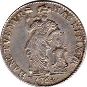 Netherlands Gulden 1764 KM# 63.3 Overijssel Province Standard Coinage HAC NITIMVR - HANC TVEMVR coin reverse Netherlands Gulden 1764 KM# 63.3 Overijssel Province Standard Coinage HAC NITIMVR - HANC TVEMVR coin reverse