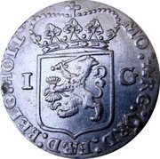 Netherlands Gulden Standing Figure 1795 KM# 2.2 MO ARG ORD FOE BELG HOLL 1 G coin obverse Netherlands Gulden Standing Figure 1795 KM# 2.2 MO ARG ORD FOE BELG HOLL 1 G coin obverse