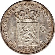 Netherlands Gulden Willem I 1840 Fleur de lis KM# 65 .1840. MUNT VAN HET KONINGRYK DER NEDERLANDEN 1 G 100 C. coin reverse Netherlands Gulden Willem I 1840 Fleur de lis KM# 65 .1840. MUNT VAN HET KONINGRYK DER NEDERLANDEN 1 G 100 C. coin reverse