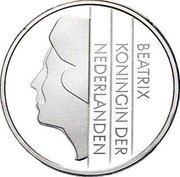 Netherlands 1 G Good - bye of the Guilder 2001 Prooflike KM# 205a BEATRIX KONINGIN DER NEDERLANDEN coin reverse Netherlands 1 G Good - bye of the Guilder 2001 Prooflike KM# 205a BEATRIX KONINGIN DER NEDERLANDEN coin reverse