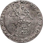 Netherlands Rijksdaalder Bavarian Republic 1796 KM# 10.5 MO NO ARG PRO CONFŒ BELG WESTFRI coin reverse Netherlands Rijksdaalder Bavarian Republic 1796 KM# 10.5 MO NO ARG PRO CONFŒ BELG WESTFRI coin reverse