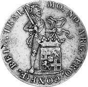 Netherlands Rijksdaalder 1816 KM# 46 Kingdom Standard Coinage MO. NO. ARG. PRO. CONFOE. BELG. TRAI. coin obverse