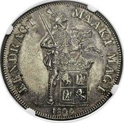 Netherlands Rijksdaalder Louis Napoleon 1809 KM# 37 EENDRACHT - MAAKT MAGT. 1809 coin reverse