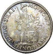 Netherlands Silver Ducat (48 Stuiver) KM# 93.2 Utrecht Province Standard Coinage MO :NO : ARG : PRO : CONFOE : BELG : TRAI coin obverse Netherlands Silver Ducat (48 Stuiver) KM# 93.2 Utrecht Province Standard Coinage MO :NO : ARG : PRO : CONFOE : BELG : TRAI coin obverse