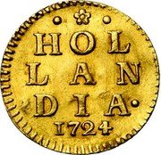 Netherlands Stuiver Wapenstuyver 1724 KM# 85a HOL LAN DIA 1736 coin reverse Netherlands Stuiver Wapenstuyver 1724 KM# 85a HOL LAN DIA 1736 coin reverse