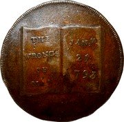 UK 1/2 Penny (Middlesex - Spence's .End of Pain) THE WRONGS OF MAN JAN Y 21 1793. coin reverse