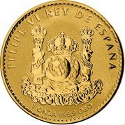 Spain 1,5 Euro (Iberian lynx - Bullion) FELIPE VI REY DE ESPAÑA 1 ONZA 999.9 ORO coin obverse Spain 1,5 Euro (Iberian lynx - Bullion) FELIPE VI REY DE ESPAÑA 1 ONZA 999.9 ORO coin obverse