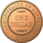 Australia One Dollar 110th Anni. of Australian Penny 2021 Two coin set ONE DOLLAR COMMONWEALTH OF AUSTRALIA 2021 coin reverse Australia One Dollar 110th Anni. of Australian Penny 2021 Two coin set ONE DOLLAR COMMONWEALTH OF AUSTRALIA 2021 coin reverse