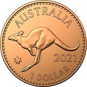Australia 1 Dollar 110th Anni. of Australian Penny - Kangaroo Design 2021 Two coin set AUSTRALIA 1 DOLLAR 2021 coin reverse Australia 1 Dollar 110th Anni. of Australian Penny - Kangaroo Design 2021 Two coin set AUSTRALIA 1 DOLLAR 2021 coin reverse