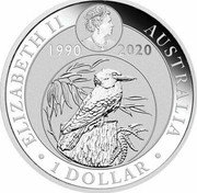 Australia 1 Dollar Melbourne Money Expo Common Heath Privy Mark 2020 ELIZABETH II AUSTRALIA 1 DOLLAR 1990 2020 JC coin obverse Australia 1 Dollar Melbourne Money Expo Common Heath Privy Mark 2020 ELIZABETH II AUSTRALIA 1 DOLLAR 1990 2020 JC coin obverse