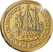 Netherlands 6 Stuivers (Scheepjesschelling) Restrike Piedfort 2021 Proof CONCORDIA RES PARVAE CRESCUNT. coin obverse Netherlands 6 Stuivers (Scheepjesschelling) Restrike Piedfort 2021 Proof CONCORDIA RES PARVAE CRESCUNT. coin obverse