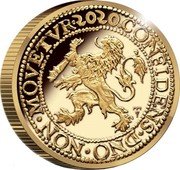 Netherlands 1 Ducat (Lion Dollar Restrike. Piedfort) CONFIDENS DNO NON MOVETVR 2020 coin obverse