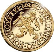 Netherlands 1 Ducat (Restrike) CONFIDENS DNO NON MOVETVR 2020 coin obverse Netherlands 1 Ducat (Restrike) CONFIDENS DNO NON MOVETVR 2020 coin obverse
