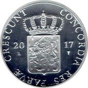 Netherlands 1 Ducat Utrecht 2017 Proof CONCORDIA RES PARVÆ CRESCUNT 20 17 coin obverse Netherlands 1 Ducat Utrecht 2017 Proof CONCORDIA RES PARVÆ CRESCUNT 20 17 coin obverse