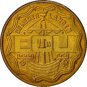 Netherlands 1 ECU 1000th Anniversary - Deventer Mint 1990 In Sets only X# 20 1990 1 ECU DE NEDERLANDEN coin obverse Netherlands 1 ECU 1000th Anniversary - Deventer Mint 1990 In Sets only X# 20 1990 1 ECU DE NEDERLANDEN coin obverse