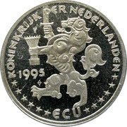 Netherlands ECU 100th Anniversary - Film Making 1995 In Sets only X# 204 1995 ECU KONINKRIJK DER NEDERLANDEN coin obverse Netherlands ECU 100th Anniversary - Film Making 1995 In Sets only X# 204 1995 ECU KONINKRIJK DER NEDERLANDEN coin obverse