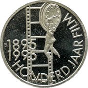 Netherlands ECU 100th Anniversary - Film Making 1995 In Sets only X# 204 1895 1995 HONDERD JAAR FILM / W.H. coin reverse Netherlands ECU 100th Anniversary - Film Making 1995 In Sets only X# 204 1895 1995 HONDERD JAAR FILM / W.H. coin reverse