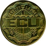 Netherlands 1 ECU (800th Anniversary Zutpher Charter) X# 24 1990 1 ECU DE NEDERLANDEN coin obverse Netherlands 1 ECU (800th Anniversary Zutpher Charter) X# 24 1990 1 ECU DE NEDERLANDEN coin obverse