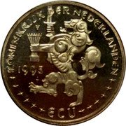 Netherlands ECU Birds of Prey 1995 In Sets only X# 208 1995 ECU KONINKRIJK DER NEDERLANDEN coin obverse Netherlands ECU Birds of Prey 1995 In Sets only X# 208 1995 ECU KONINKRIJK DER NEDERLANDEN coin obverse