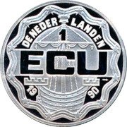 Netherlands 1 ecu (Deventer Mint 1000th Anniversary.) X# 20a 1990 1 ECU DE NEDERLANDEN coin obverse Netherlands 1 ecu (Deventer Mint 1000th Anniversary.) X# 20a 1990 1 ECU DE NEDERLANDEN coin obverse