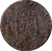 Netherlands 1 Gigot (Roermond) ALBERTVS. ET. ELISAB. D:G coin obverse Netherlands 1 Gigot (Roermond) ALBERTVS. ET. ELISAB. D:G coin obverse