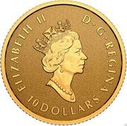 Canada 10 Dollars Diamond Diadem 2022 in set D.H ELIZABETH II D G REGINA 10 DOLLARS coin obverse Canada 10 Dollars Diamond Diadem 2022 in set D.H ELIZABETH II D G REGINA 10 DOLLARS coin obverse