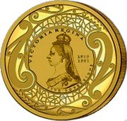 New Zealand 10 Dollars (Queen Victoria 200 Years Five Sovereigns) 1819 - 1901 VICTORIA REGINA FIVE- SOVEREIGNS coin reverse New Zealand 10 Dollars (Queen Victoria 200 Years Five Sovereigns) 1819 - 1901 VICTORIA REGINA FIVE- SOVEREIGNS coin reverse