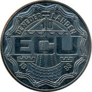 Netherlands 10 ecu Jan A. Leeghwater 1993 X# 66 DE NEDER LANDEN 10 ECU 19 93 coin obverse Netherlands 10 ecu Jan A. Leeghwater 1993 X# 66 DE NEDER LANDEN 10 ECU 19 93 coin obverse
