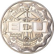 Netherlands 10 ecu Willem I. Frederik 1992 X# 49 DE NEDER - LANDEN 10 ECU 1992 coin obverse Netherlands 10 ecu Willem I. Frederik 1992 X# 49 DE NEDER - LANDEN 10 ECU 1992 coin obverse