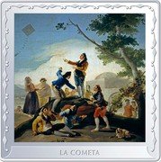 Spain 10 Euro (275th anniversary of Francisco de Goya - The Kite) "LA COMETA coin obverse Spain 10 Euro (275th anniversary of Francisco de Goya - The Kite) "LA COMETA coin obverse
