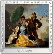 Spain 10 Euro 275th anniversary of Francisco de Goya - The Parasol 2021 M EL QUITASOL coin obverse Spain 10 Euro 275th anniversary of Francisco de Goya - The Parasol 2021 M EL QUITASOL coin obverse