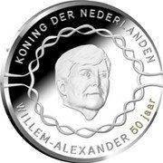Netherlands 10 Euro 50th Birthday of King Willem-Alexander - Netherlands coloured 2017 ☤ + ★Sails Proof KONING DER NEDERLANDEN WILLEM-ALEXANDER 50 JAAR coin obverse Netherlands 10 Euro 50th Birthday of King Willem-Alexander - Netherlands coloured 2017 ☤ + ★Sails Proof KONING DER NEDERLANDEN WILLEM-ALEXANDER 50 JAAR coin obverse