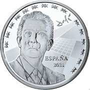 Spain 10 Euro (Salvador Dali - Colored) ESPAÑA 2021 coin obverse Spain 10 Euro (Salvador Dali - Colored) ESPAÑA 2021 coin obverse