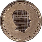 Netherlands 10 Euro (Willem-Alexander Beemster) WILLEM-ALEXANDER KONING DER NEDERLANDEN coin obverse
