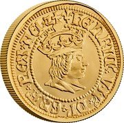 UK 100 Pounds Elizabeth II Henry VII 2022 Proof HENRIC VII DI GRA REX AGL Z F coin reverse UK 100 Pounds Elizabeth II Henry VII 2022 Proof HENRIC VII DI GRA REX AGL Z F coin reverse