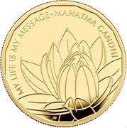 UK 100 Pounds Mahatma Gandhi 2021 MY LIFE IS MY MESSAGE MAHATMA GANDHI HG coin reverse UK 100 Pounds Mahatma Gandhi 2021 MY LIFE IS MY MESSAGE MAHATMA GANDHI HG coin reverse