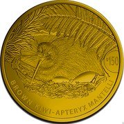 New Zealand 150 Dollars (Kiwi) 2021 ELIZABETH II NEW ZEALAND .9999 AG 5 OZ coin obverse