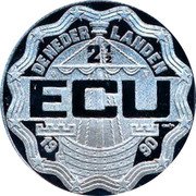 Netherlands 2 1/2 ecu Geert Groote 1990 Proof X# 26a DE NEDER - LANDEN 2 1/2 ECU 19 90 coin obverse Netherlands 2 1/2 ecu Geert Groote 1990 Proof X# 26a DE NEDER - LANDEN 2 1/2 ECU 19 90 coin obverse