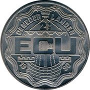 Netherlands 2 1/2 ecu (Geert Groote) X# 26 DE NEDER - LANDEN 2 1/2 ECU 19 90 coin obverse Netherlands 2 1/2 ecu (Geert Groote) X# 26 DE NEDER - LANDEN 2 1/2 ECU 19 90 coin obverse
