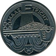 Netherlands 2 1/2 ecu (Maastricht) X# 69 MAASTRICHT E 1993 coin reverse Netherlands 2 1/2 ecu (Maastricht) X# 69 MAASTRICHT E 1993 coin reverse